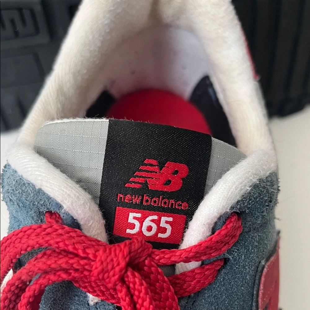 New Balance Red and Blue Gray Sneakers
